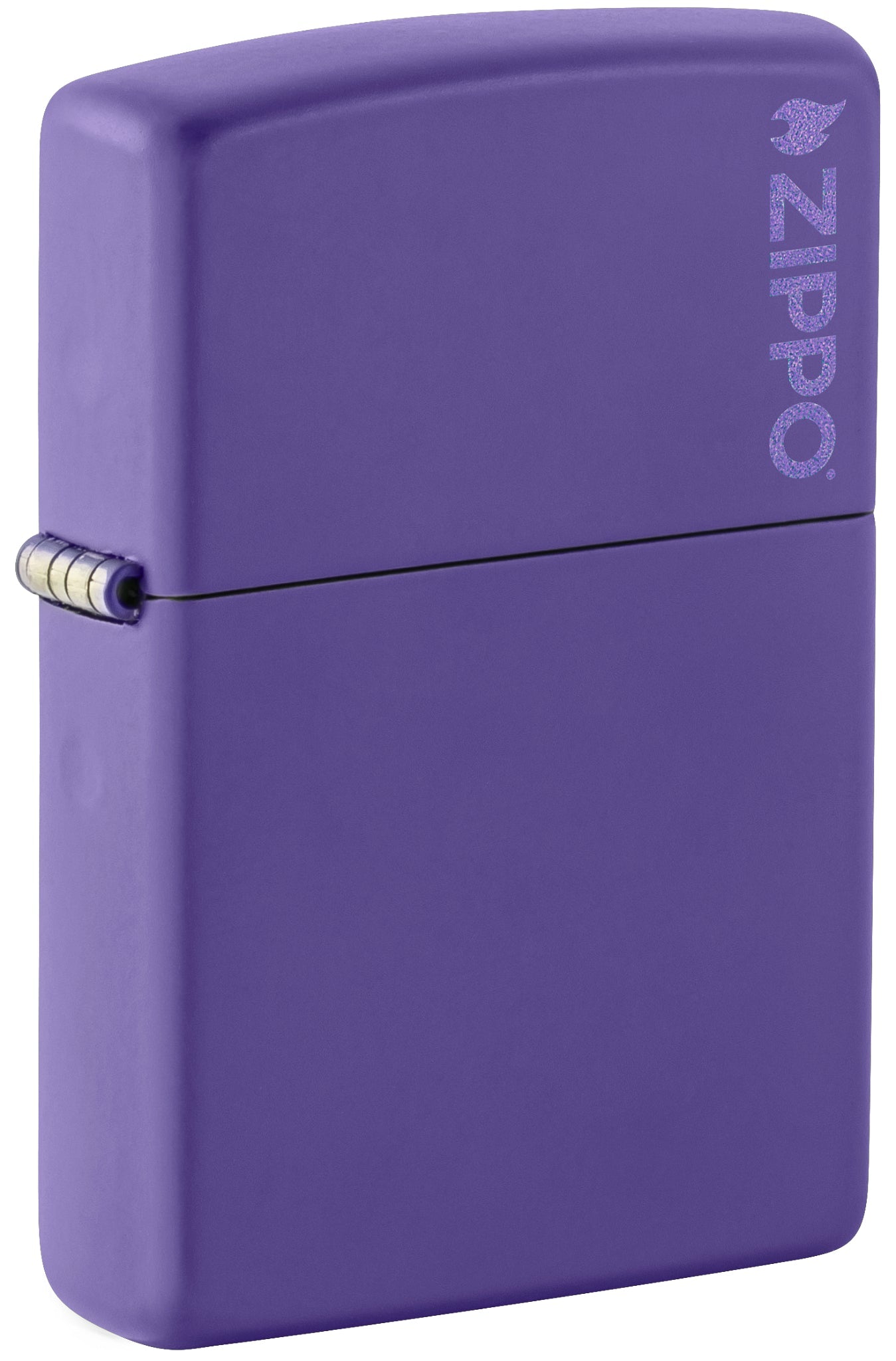 Zippo Classic Purple Matte Logo Windproof Lighter