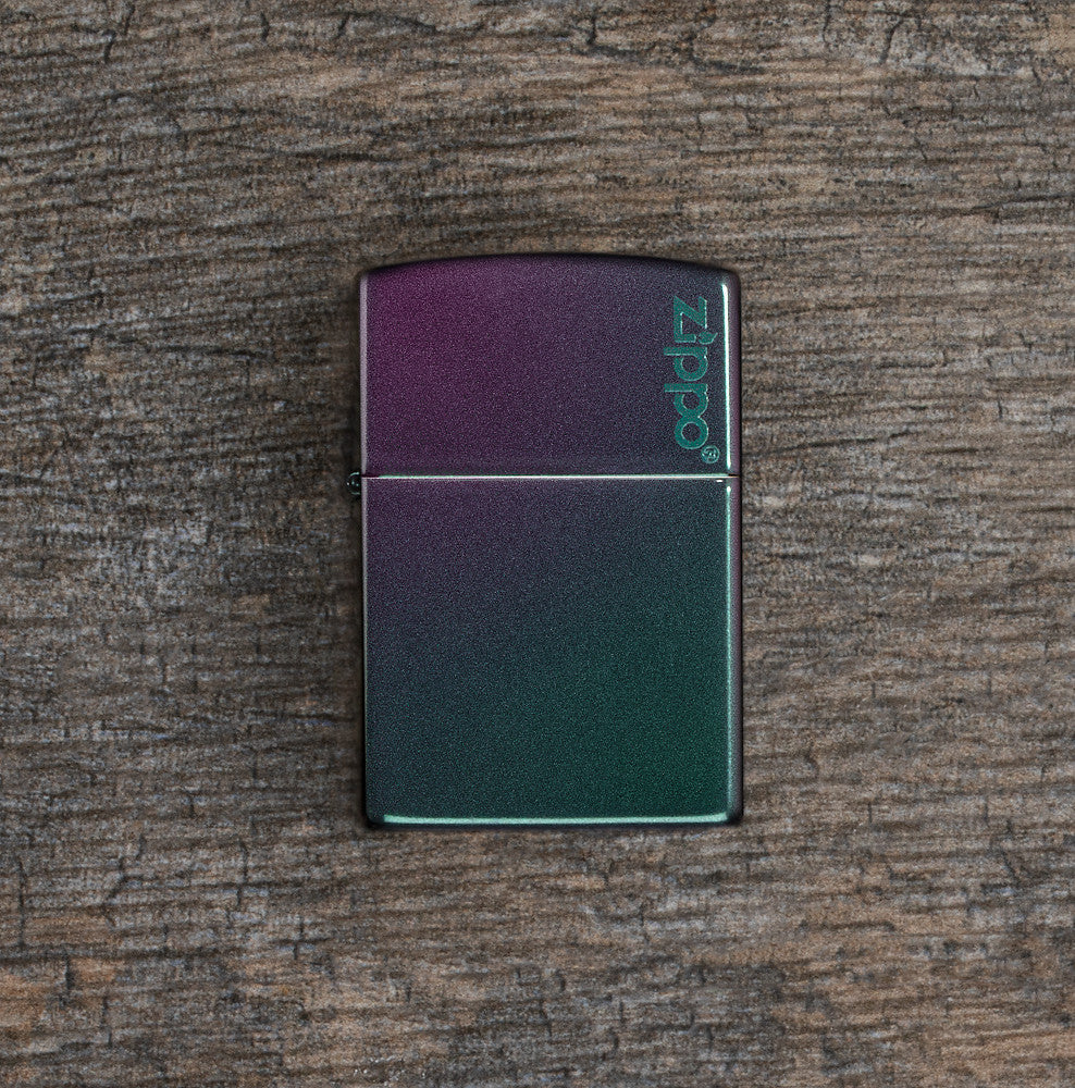 Zippo Classic Iridescent Logo Windproof Lighter