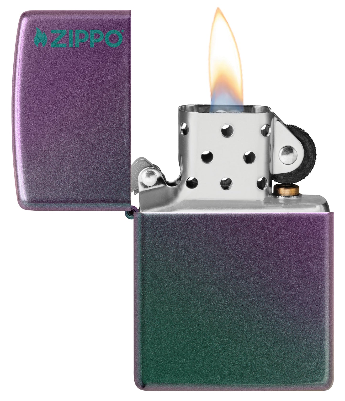Zippo Classic Iridescent Logo Windproof Lighter