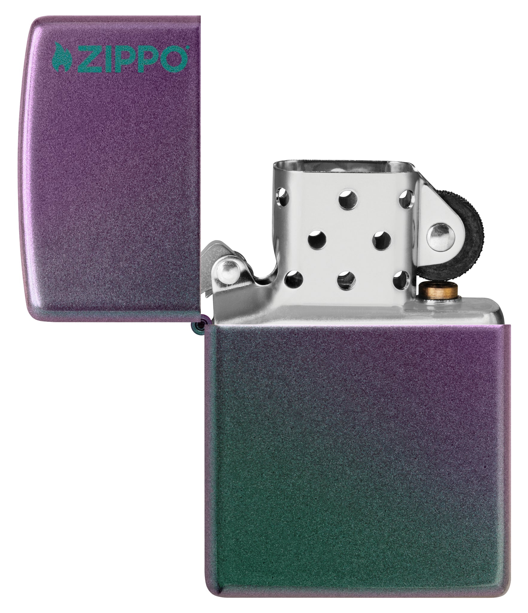 Zippo Classic Iridescent Logo Windproof Lighter
