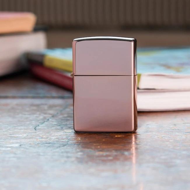 Zippo Classic High Polish Rose Gold Windproof Lighter