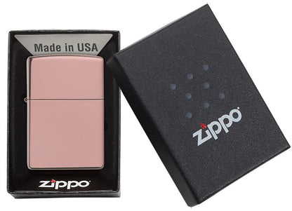 Zippo Classic High Polish Rose Gold Windproof Lighter