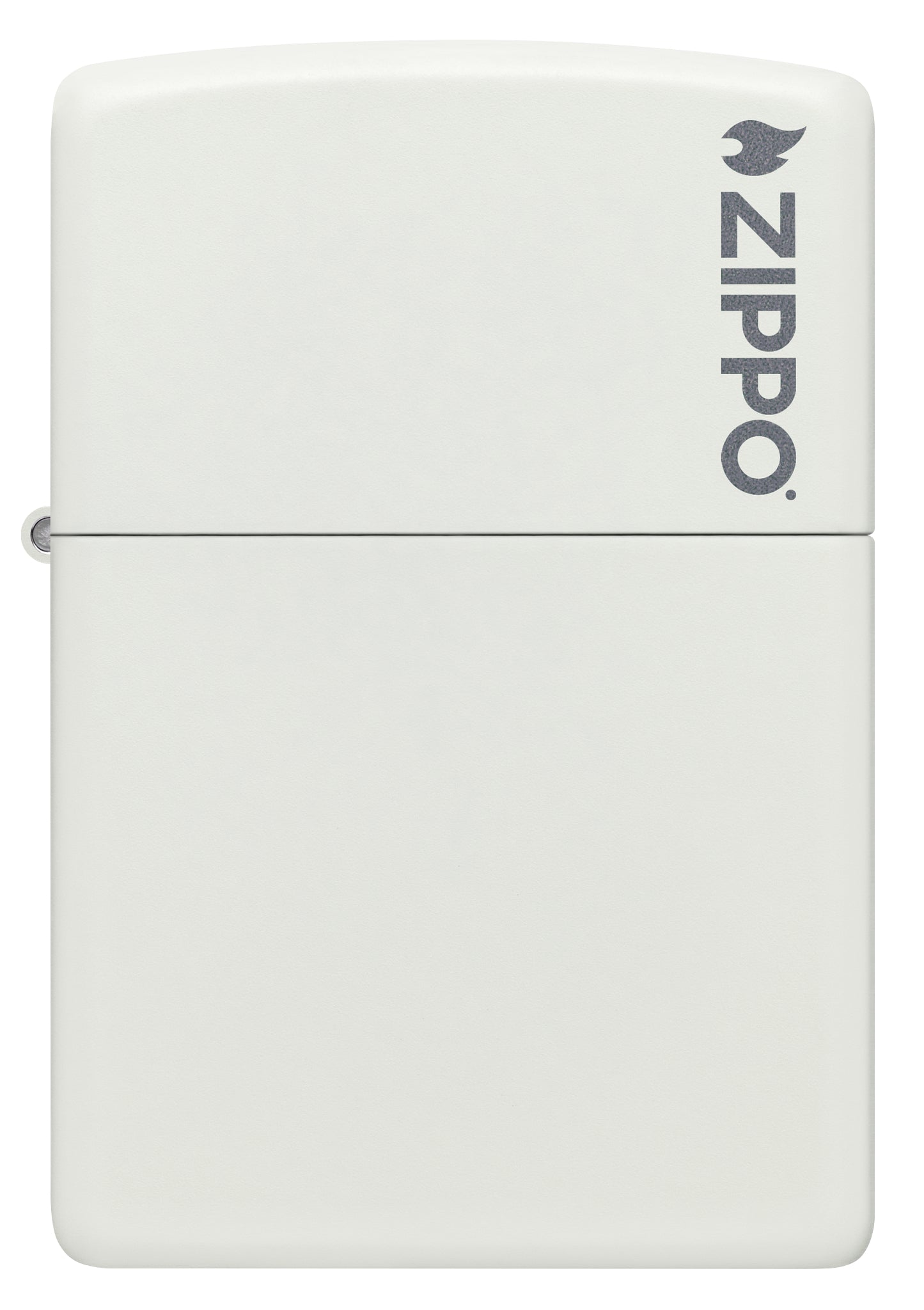 Zippo Classic White Matte Logo Windproof Lighter