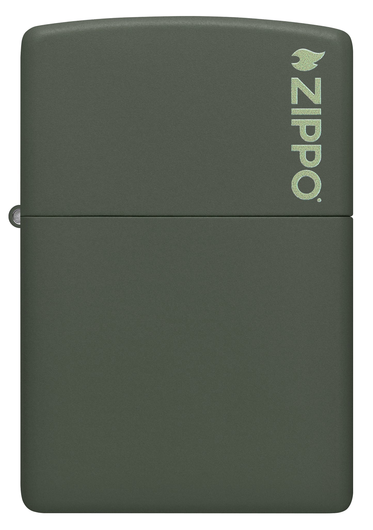 Zippo Classic Logo Green Matte Windproof Lighter
