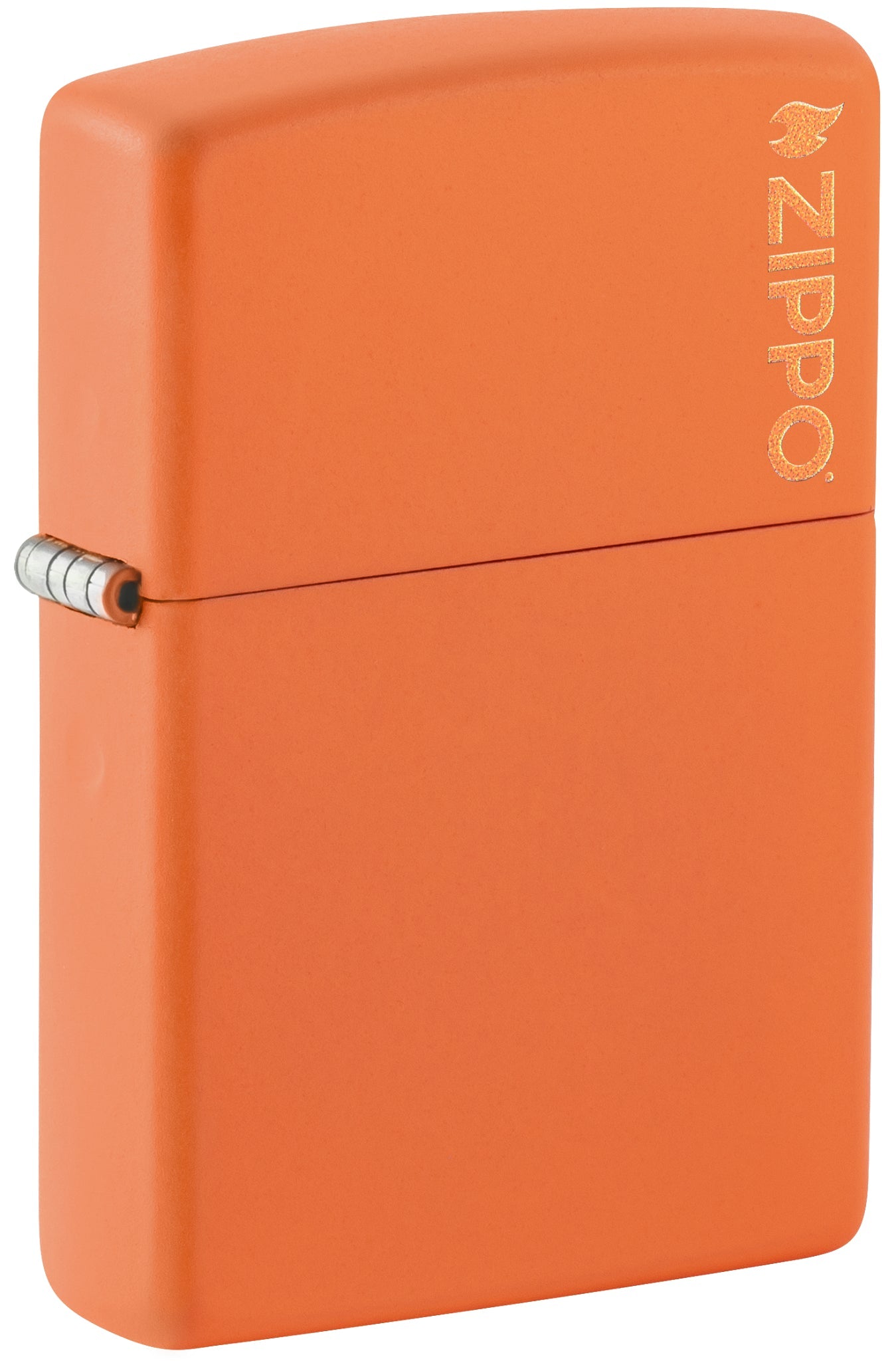 Zippo Classic Orange Matte Logo Windproof Lighter