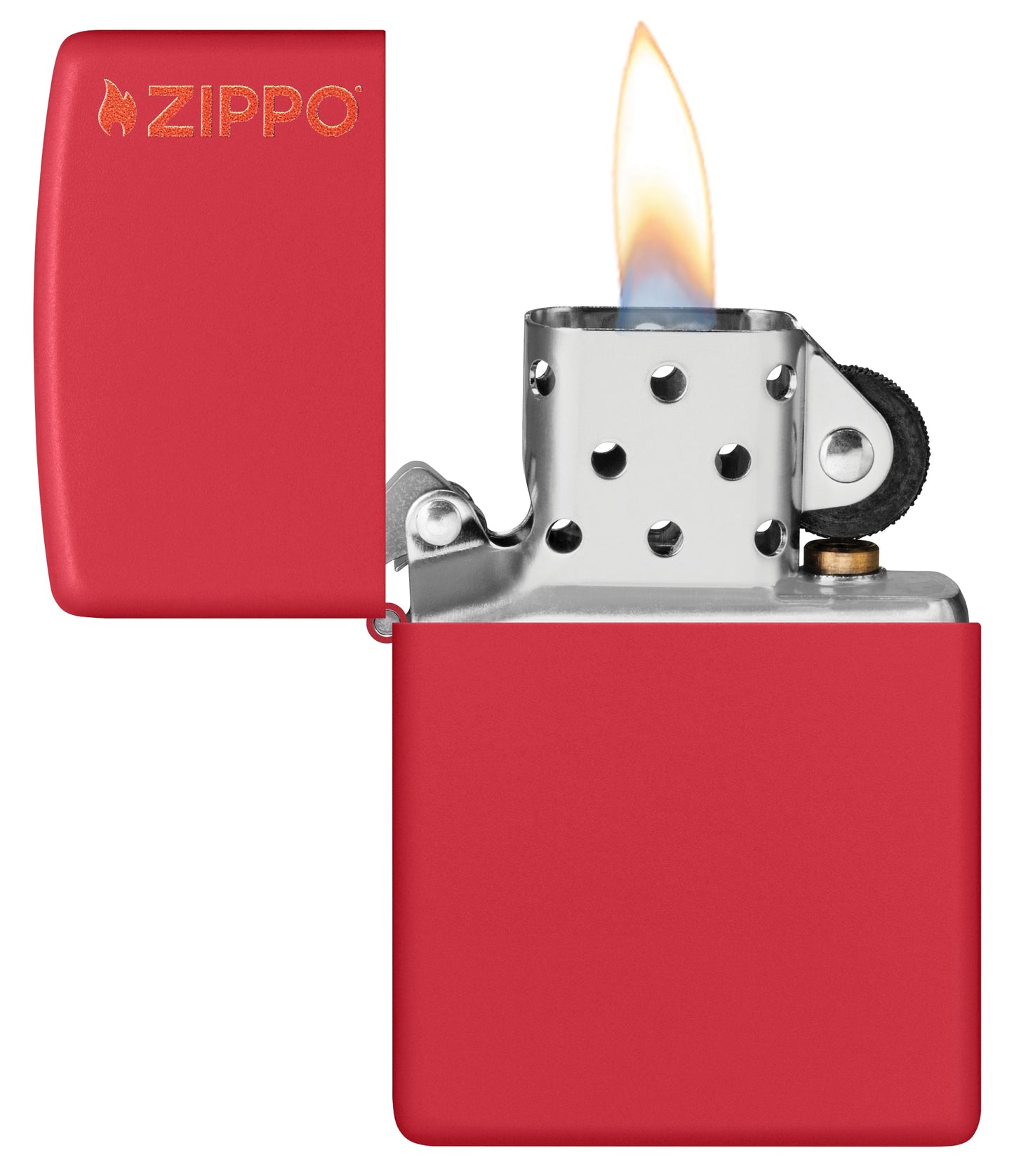 Zippo Classic Red Matte Logo