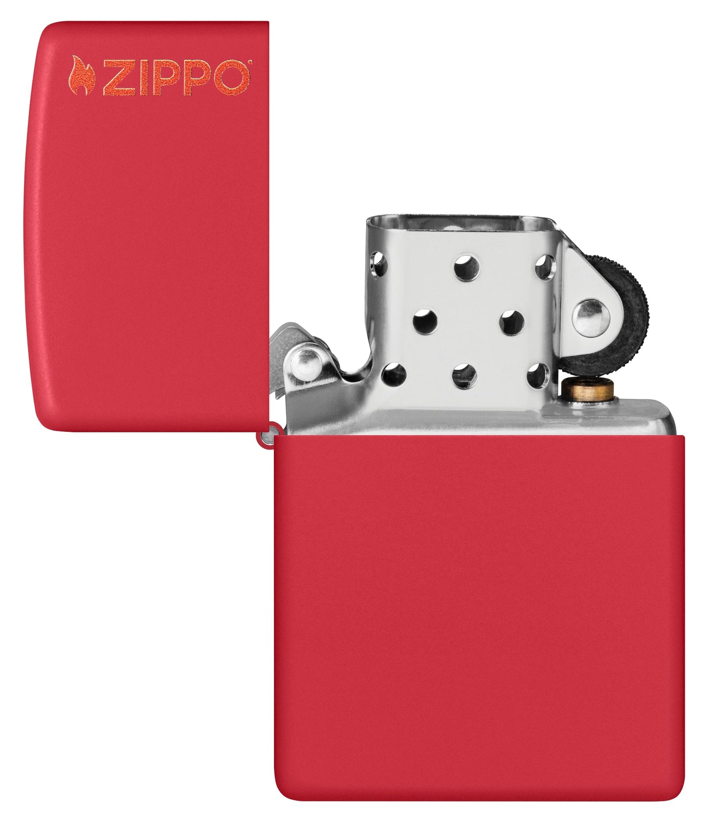 Zippo Classic Red Matte Logo