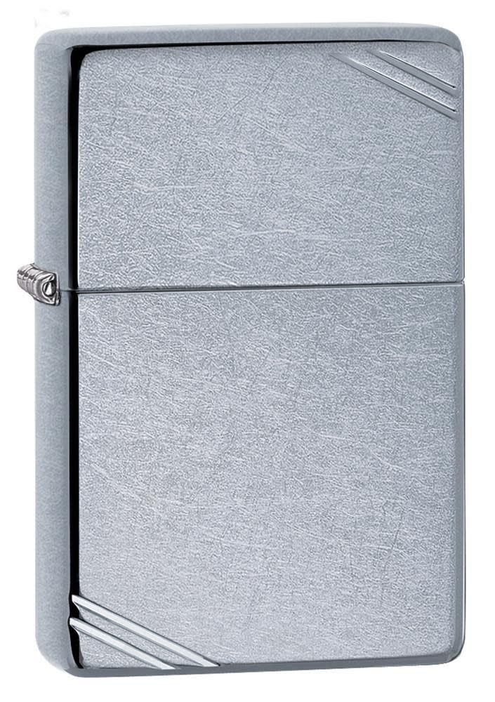 Zippo Street Chrome™ Vintage with Slashes Windproof Lighter