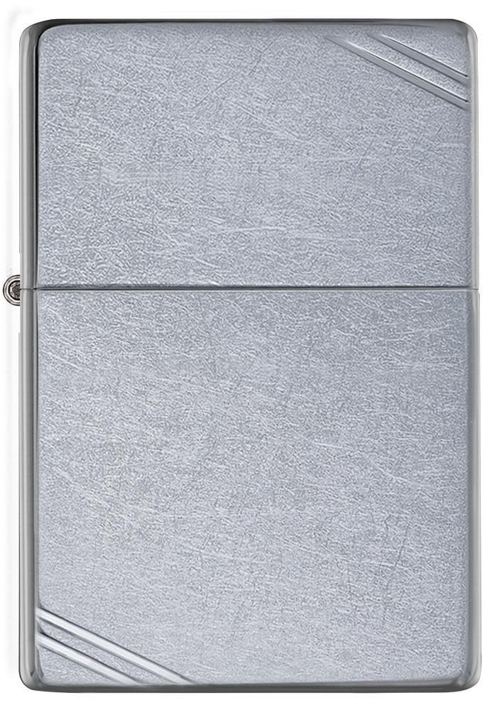 Zippo Street Chrome™ Vintage with Slashes Windproof Lighter