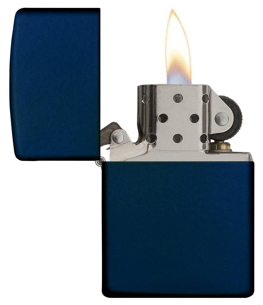 Zippo Classic Navy Blue Matte Windproof Lighter