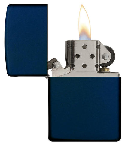 Zippo Classic Navy Blue Matte Windproof Lighter