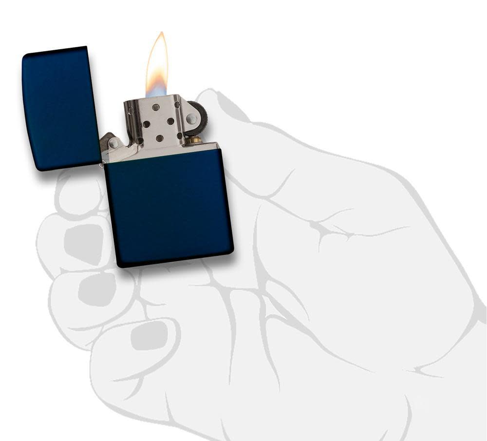 Zippo Classic Navy Blue Matte Windproof Lighter