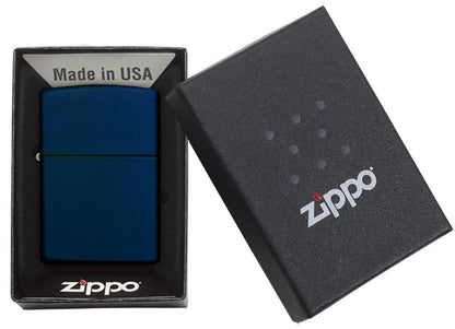 Zippo Classic Navy Blue Matte Windproof Lighter
