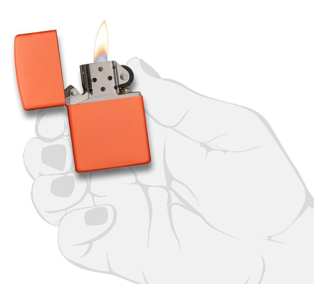 Zippo Classic Orange Matte Windproof Lighter