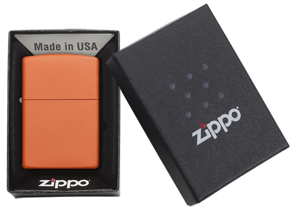 Zippo Classic Orange Matte Windproof Lighter