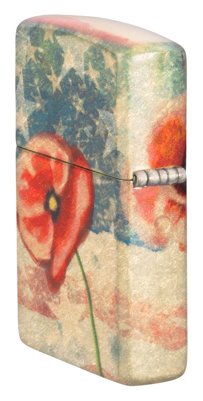Zippo American Poppie 540 Fusion Windproof Pocket Lighter