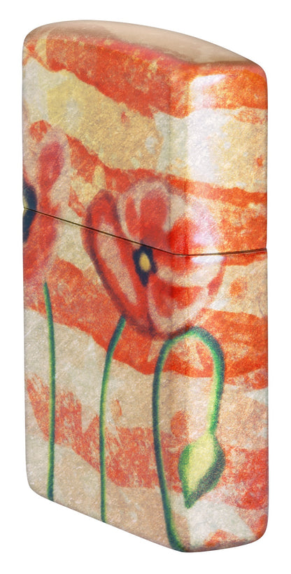 Zippo American Poppie 540 Fusion Windproof Pocket Lighter