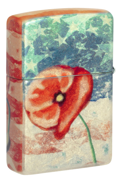 Zippo American Poppie 540 Fusion Windproof Pocket Lighter