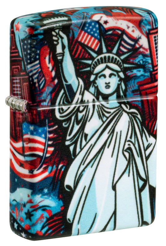 Zippo Lady Liberty Design 540 Matte Windproof Lighter