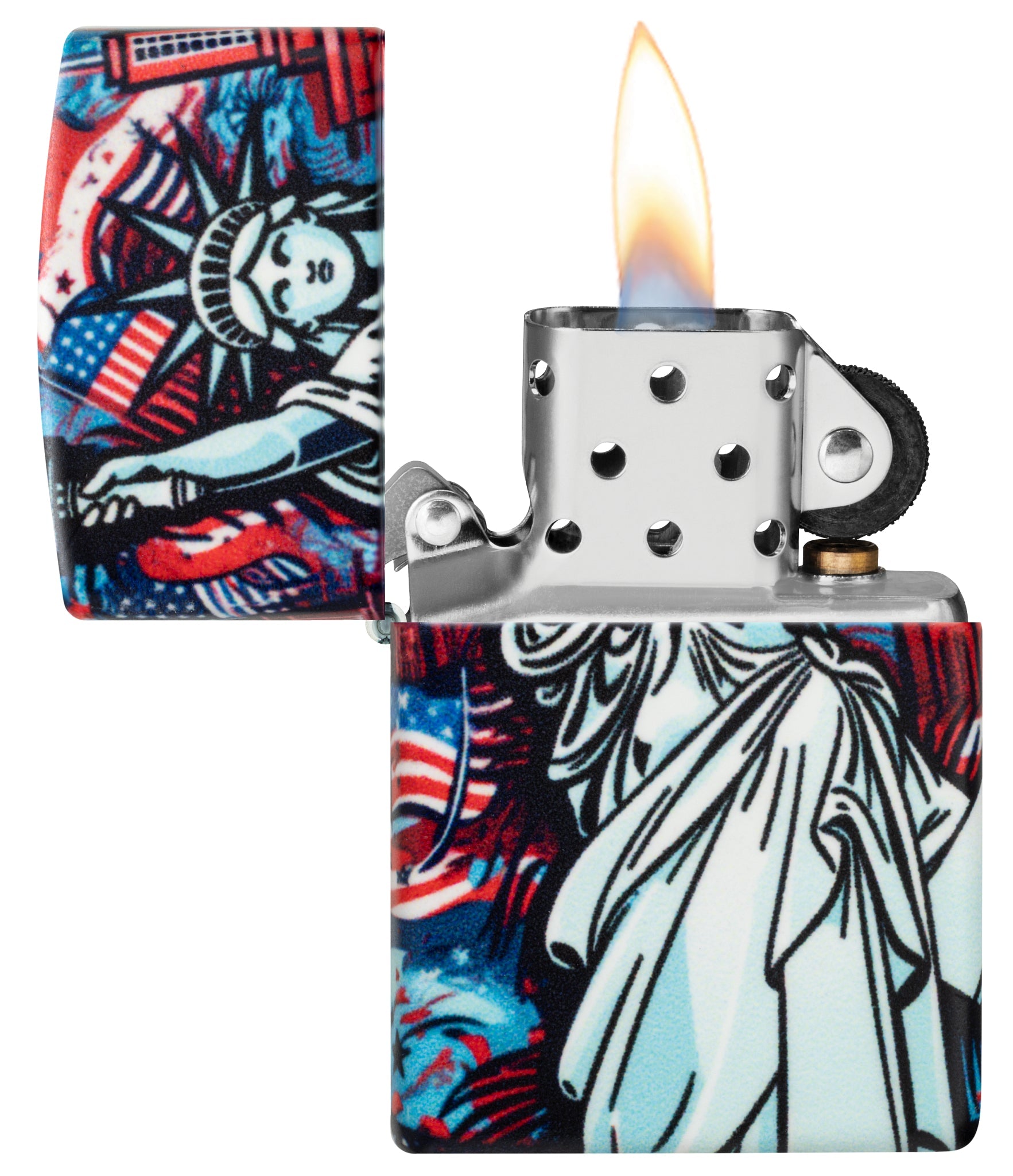 Zippo Lady Liberty Design 540 Matte Windproof Lighter