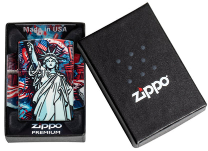 Zippo Lady Liberty Design 540 Matte Windproof Lighter