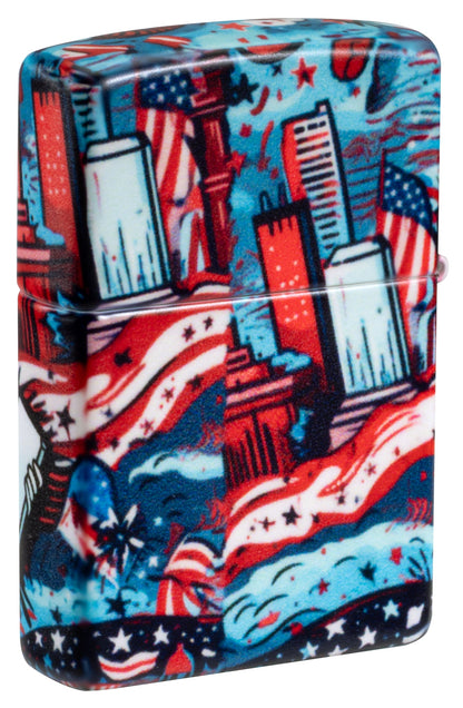 Zippo Lady Liberty Design 540 Matte Windproof Lighter