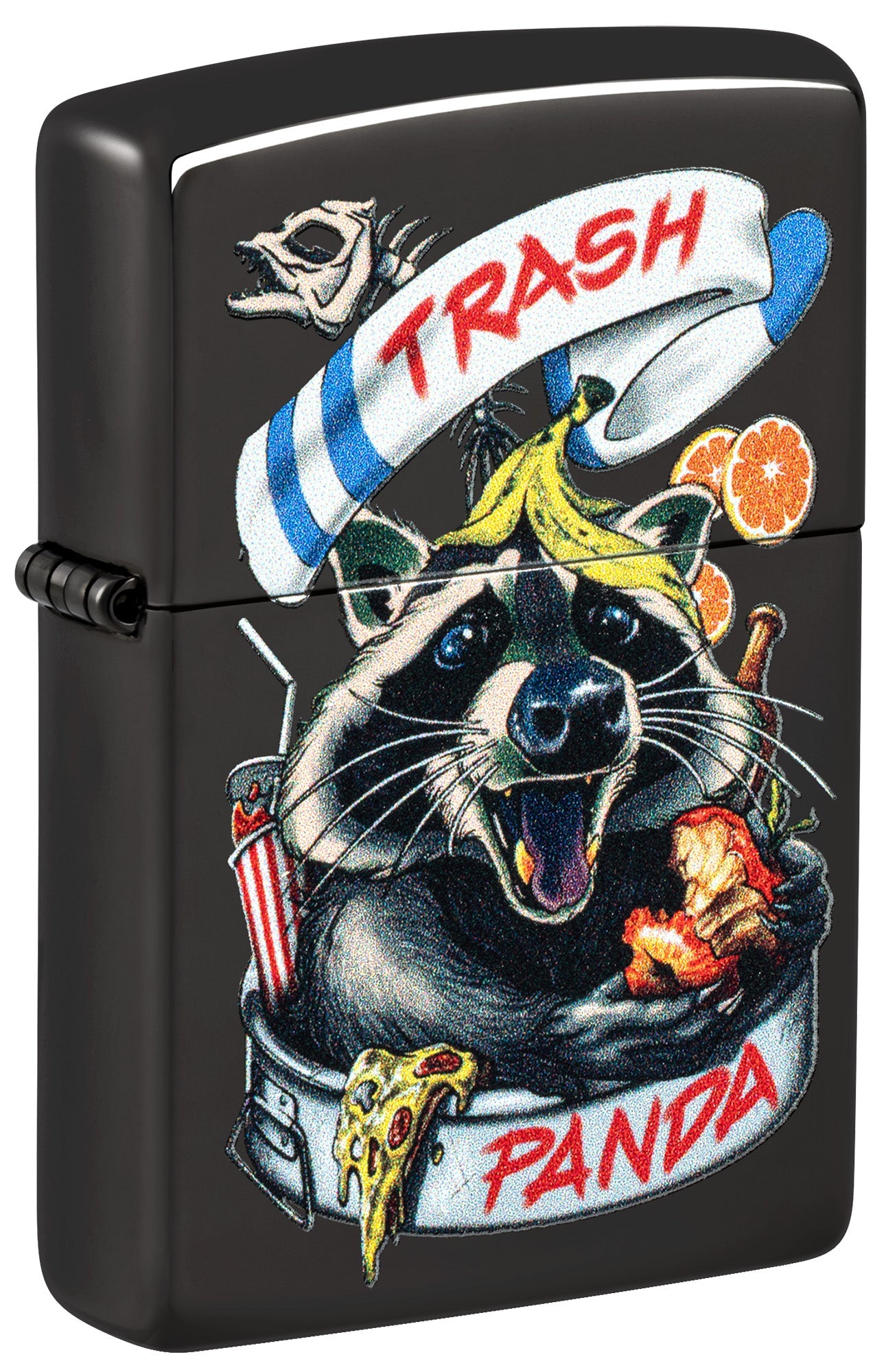 Zippo Masked Bandit Design Ebony Windproof Lighter