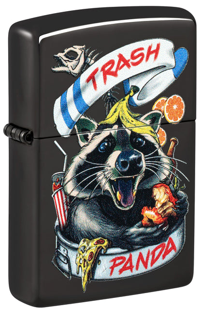 Zippo Masked Bandit Design Ebony Windproof Lighter