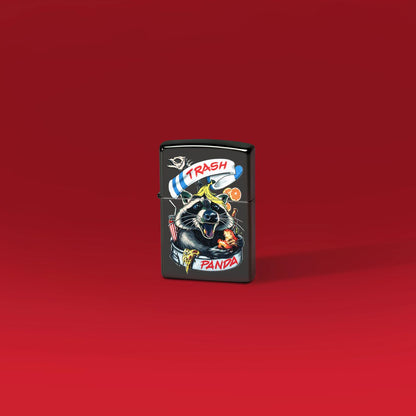 Zippo Masked Bandit Design Ebony Windproof Lighter
