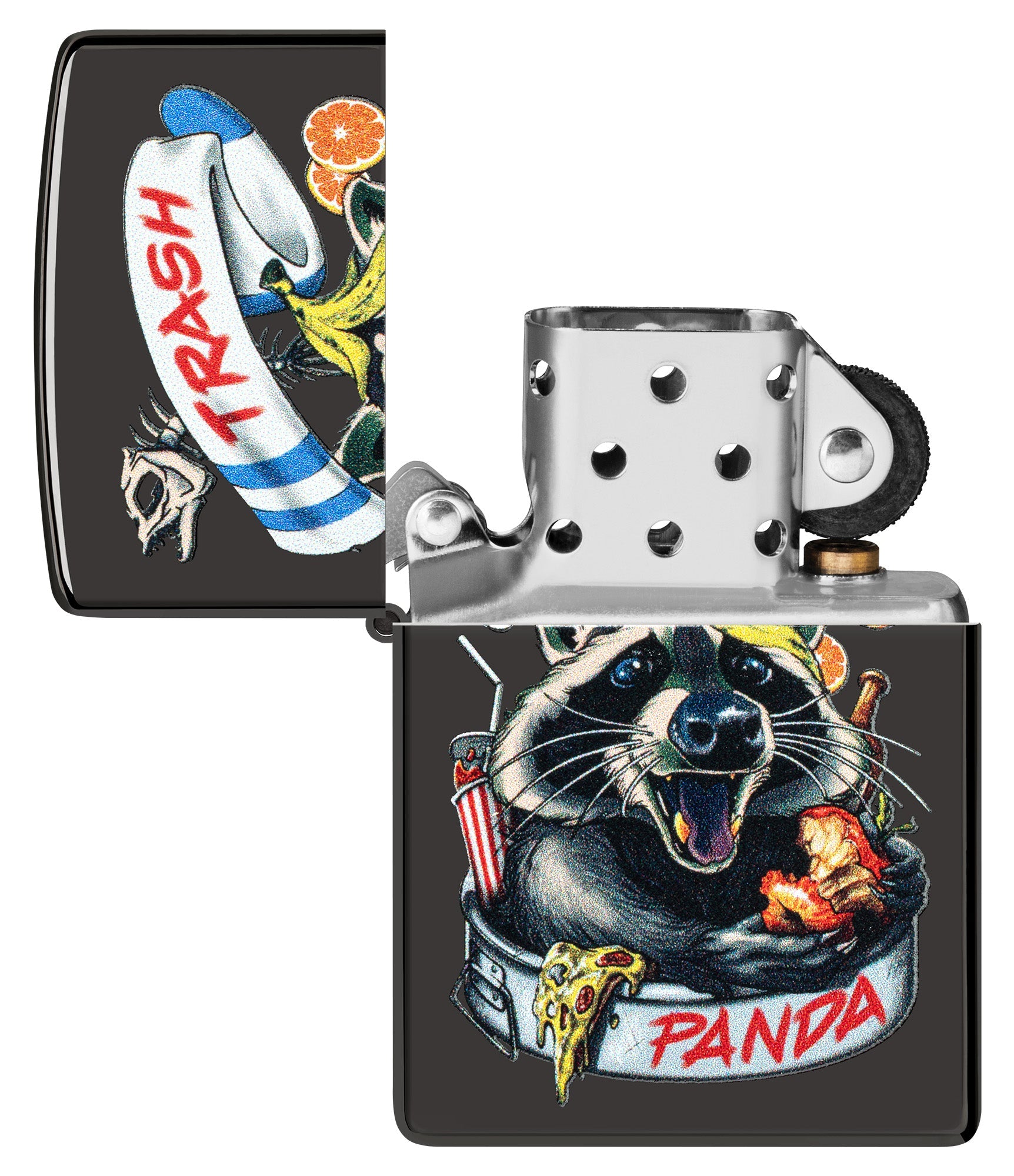 Zippo Masked Bandit Design Ebony Windproof Lighter