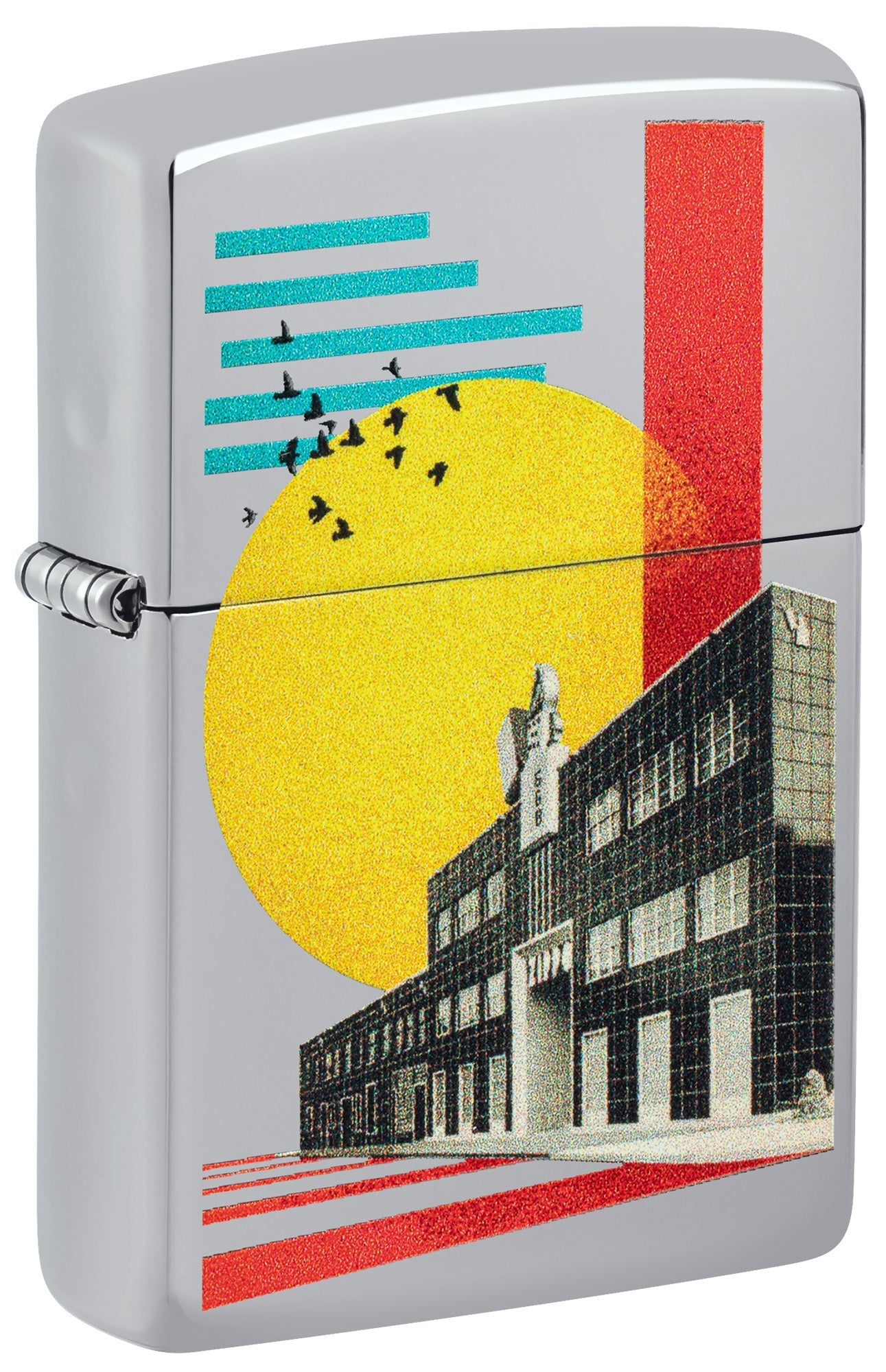 Zippo Pop HQ Design High Polish Chrome Windproof Lighter