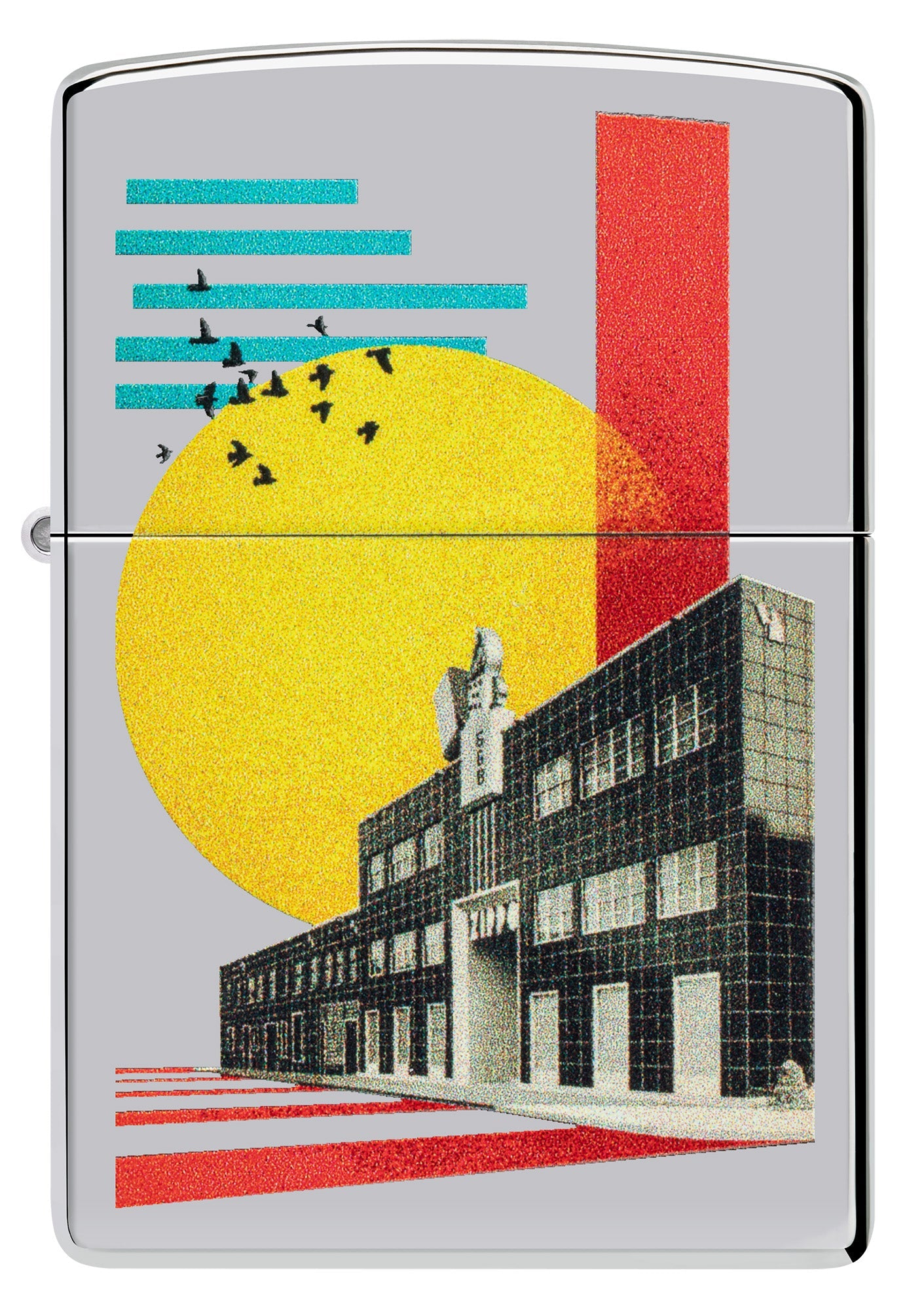 Zippo Pop HQ Design High Polish Chrome Windproof Lighter