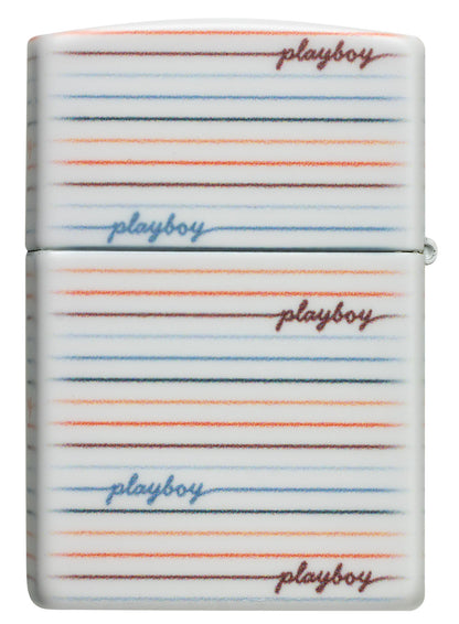 Zippo Playboy Sketch Design White Matte Windproof Lighter