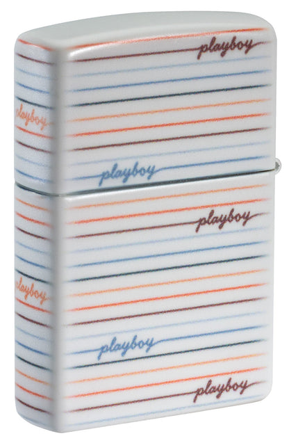 Zippo Playboy Sketch Design White Matte Windproof Lighter