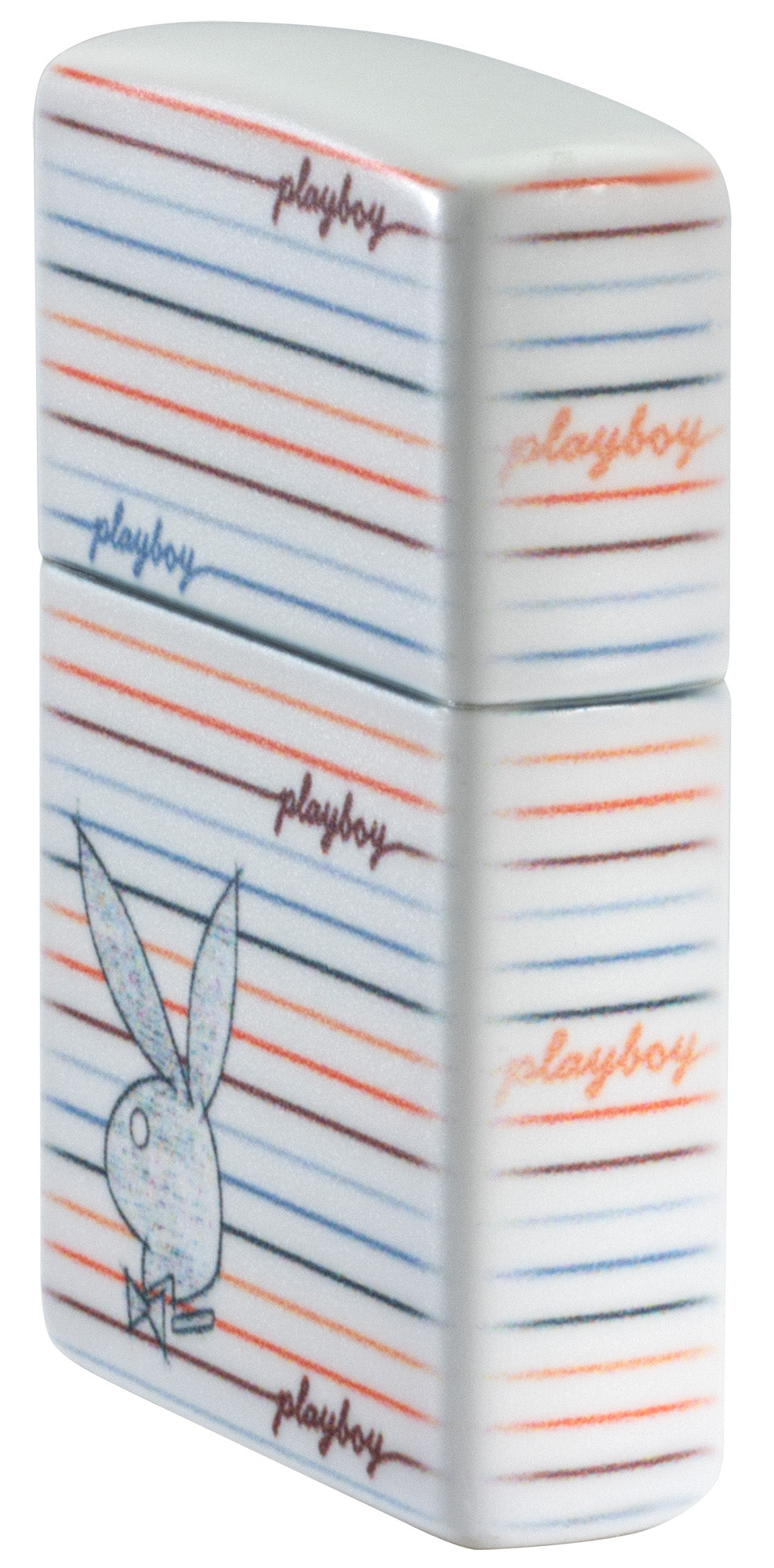 Zippo Playboy Sketch Design White Matte Windproof Lighter