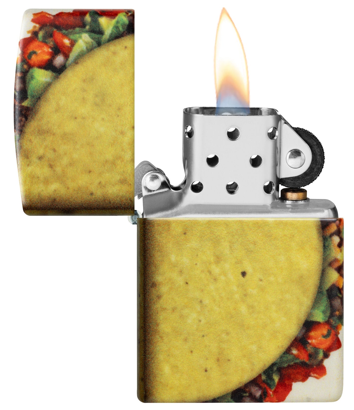 Zippo Loaded Taco Design 540 Matte Windproof Lighter