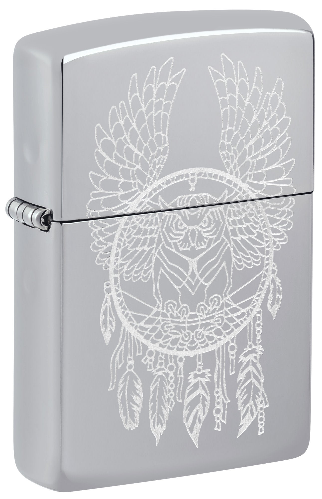 Zippo Dreamcatcher Design High Polish Chrome Windproof Lighter