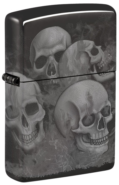 Zippo Skulls High Polish Black Windproof Lighter