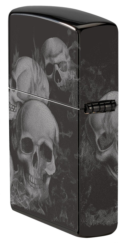 Zippo Skulls High Polish Black Windproof Lighter