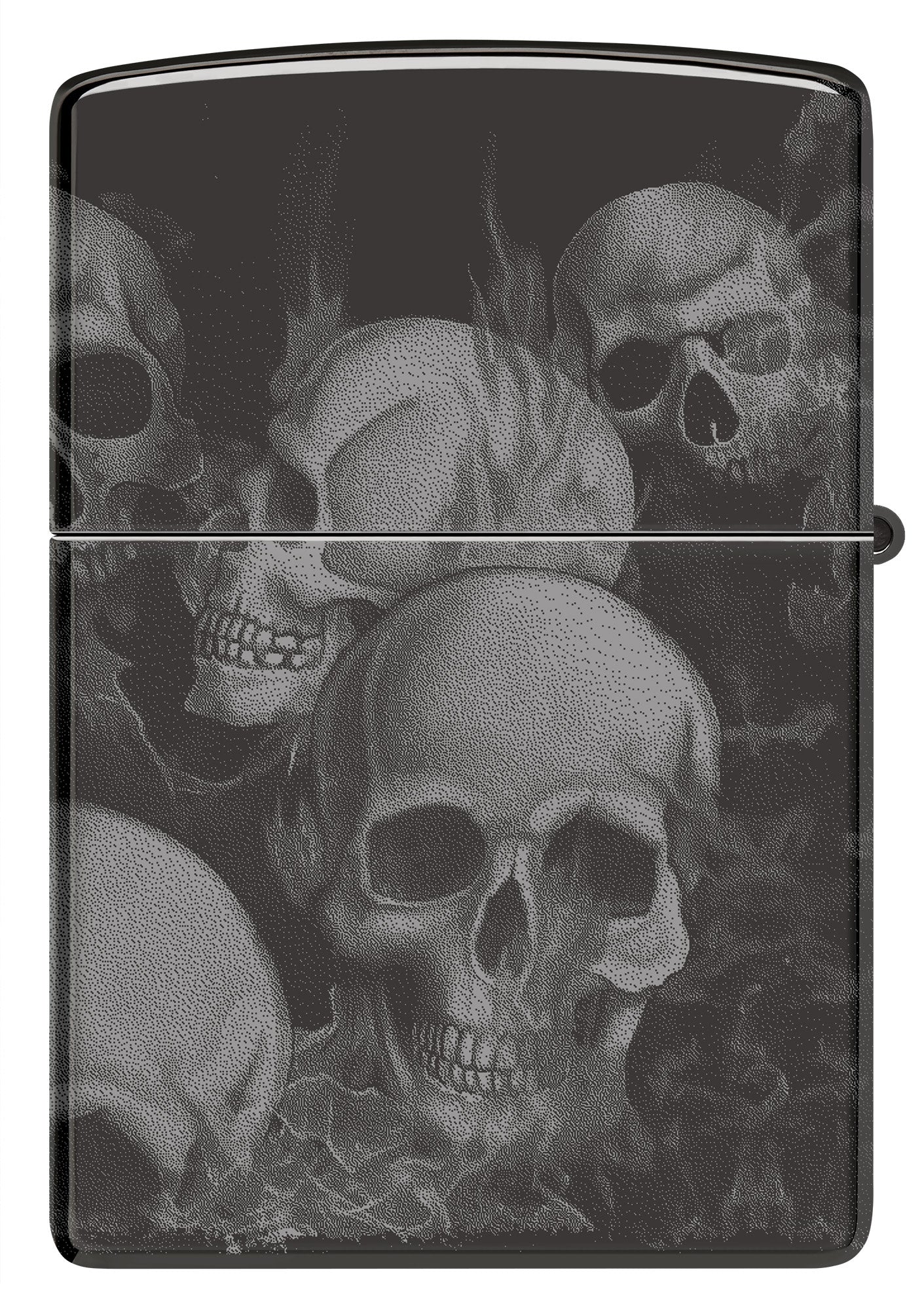 Zippo Skulls High Polish Black Windproof Lighter