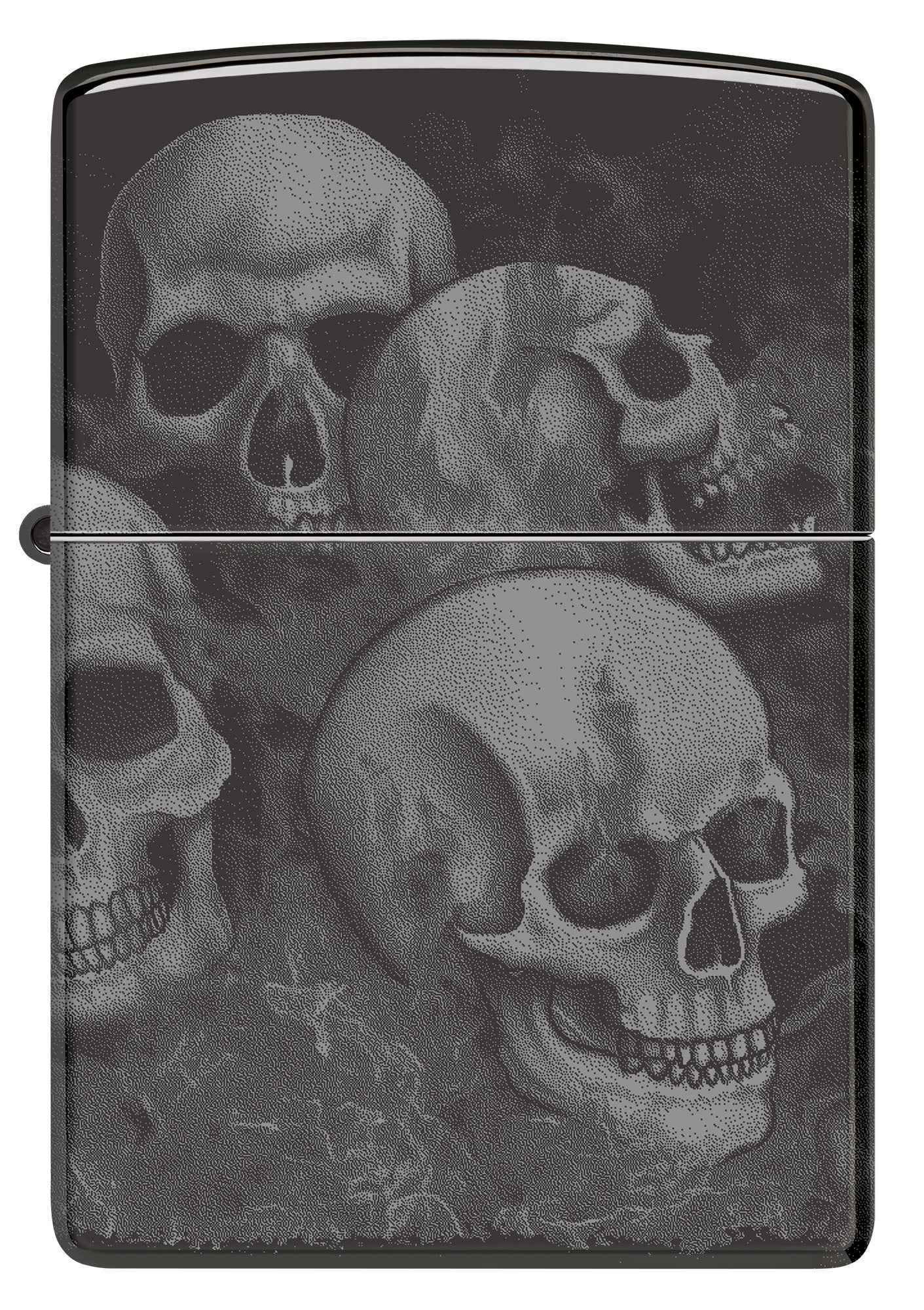 Zippo Skulls High Polish Black Windproof Lighter
