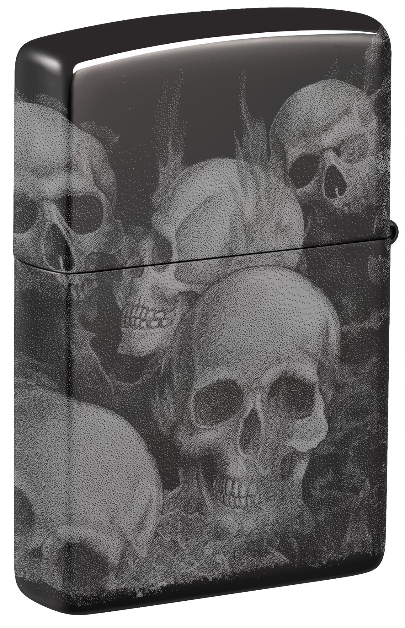 Zippo Skulls High Polish Black Windproof Lighter