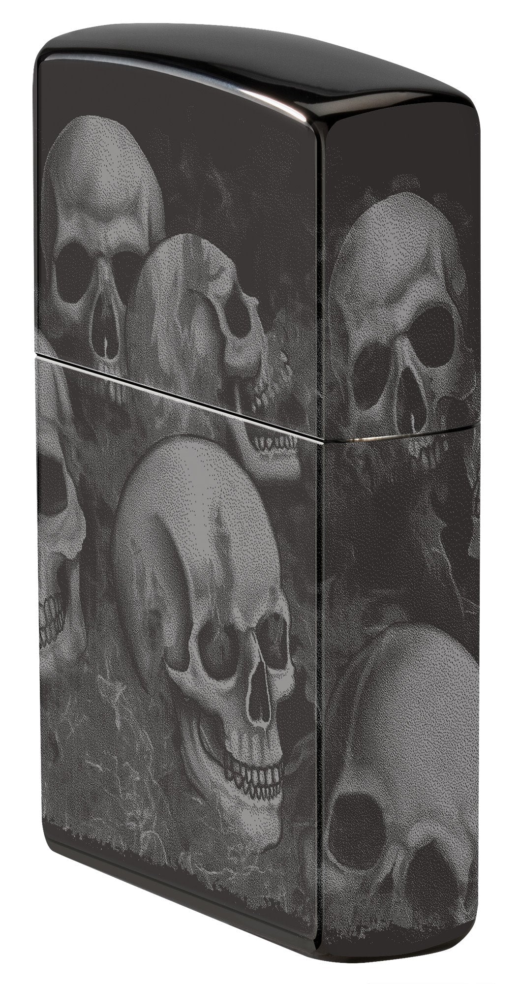 Zippo Skulls High Polish Black Windproof Lighter