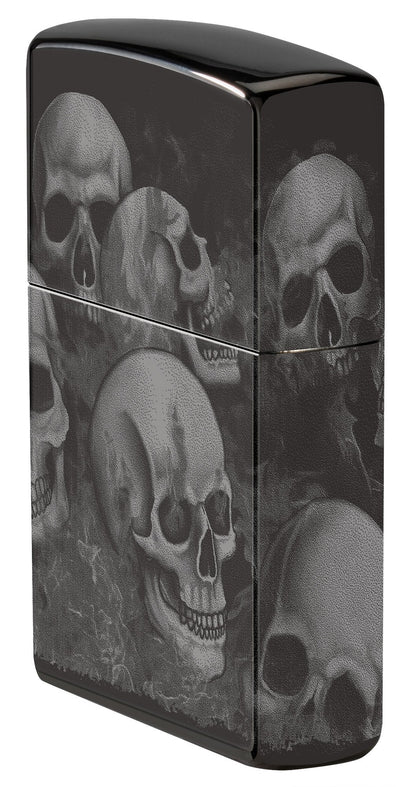 Zippo Skulls High Polish Black Windproof Lighter