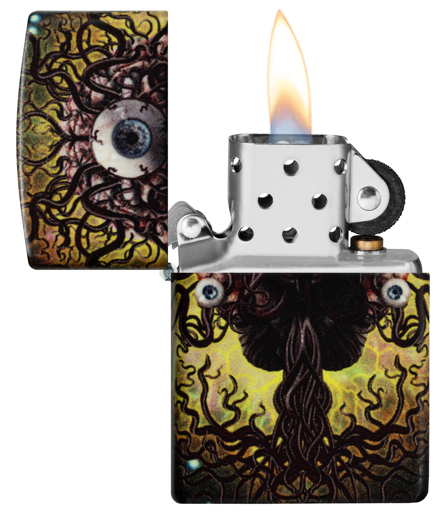 Zippo Evil Eye Design 540 Glow in the Dark Windproof Lighter