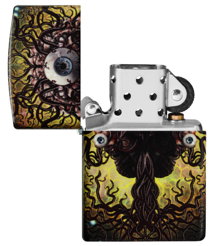 Zippo Evil Eye Design 540 Glow in the Dark Windproof Lighter