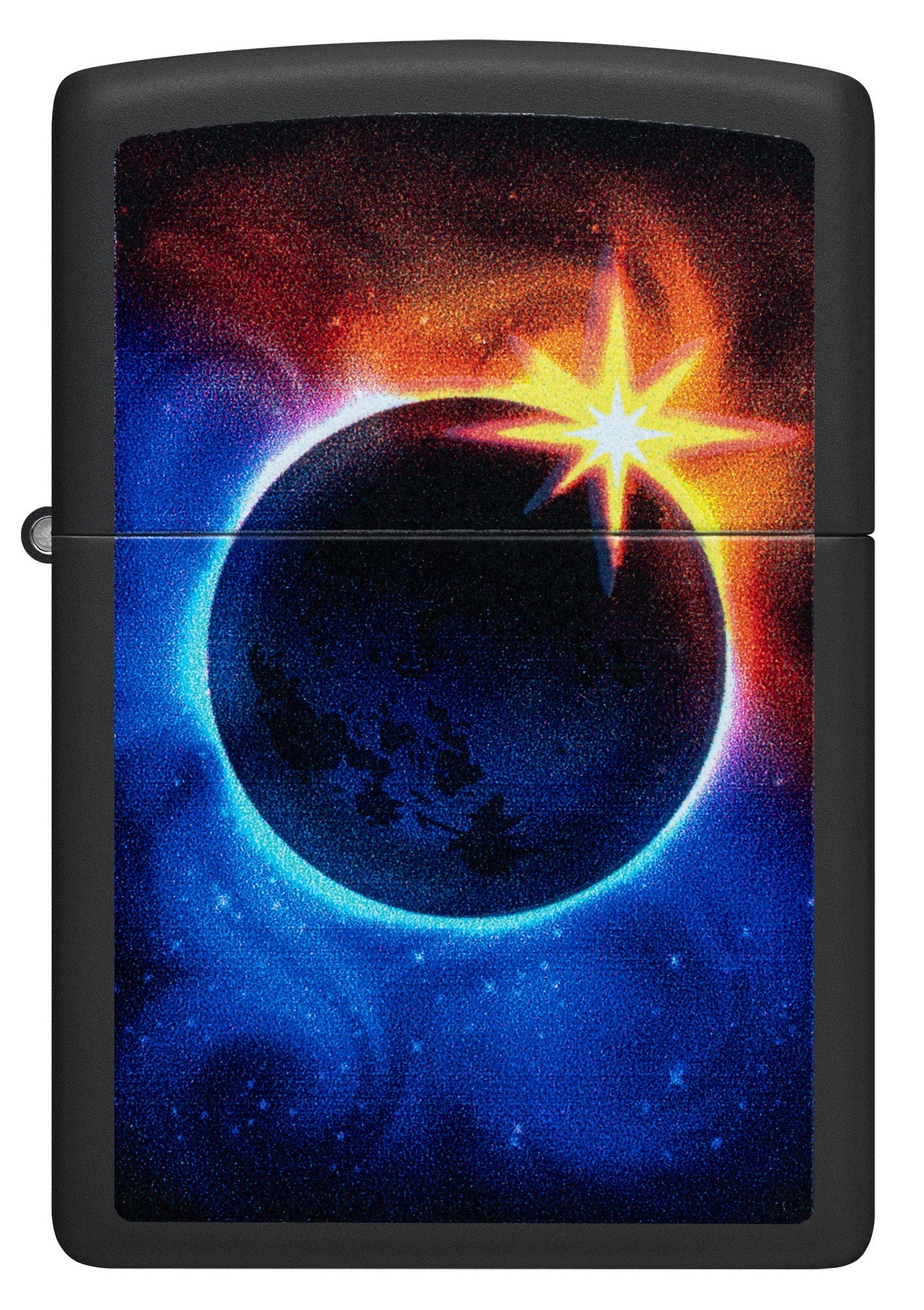 Zippo Eclipse Design Black Matte Windproof Lighter