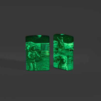 Zippo Moon Landing Design Glow in the Dark Windproof Lighter