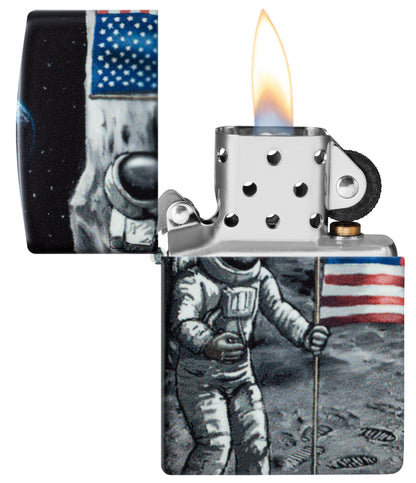 Zippo Moon Landing Design Glow in the Dark Windproof Lighter