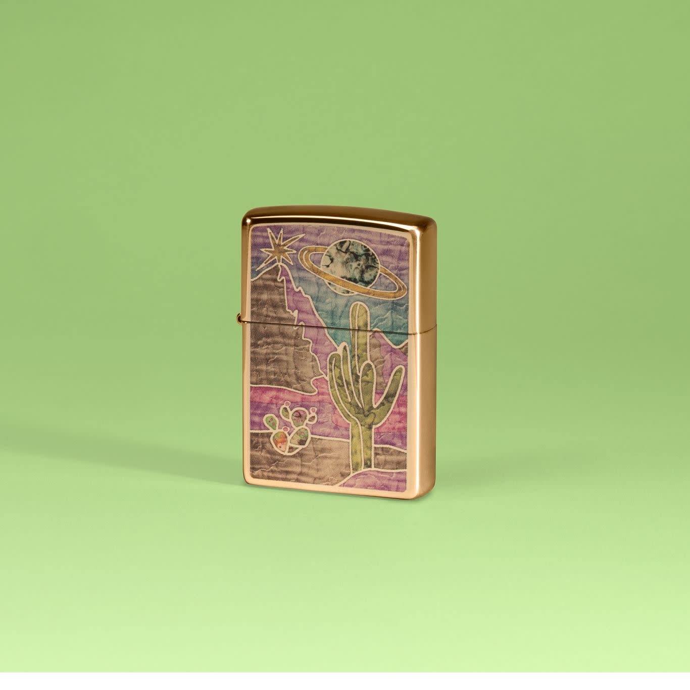 Zippo Desert Fusion Design High Polish Brass Windproof Lighter